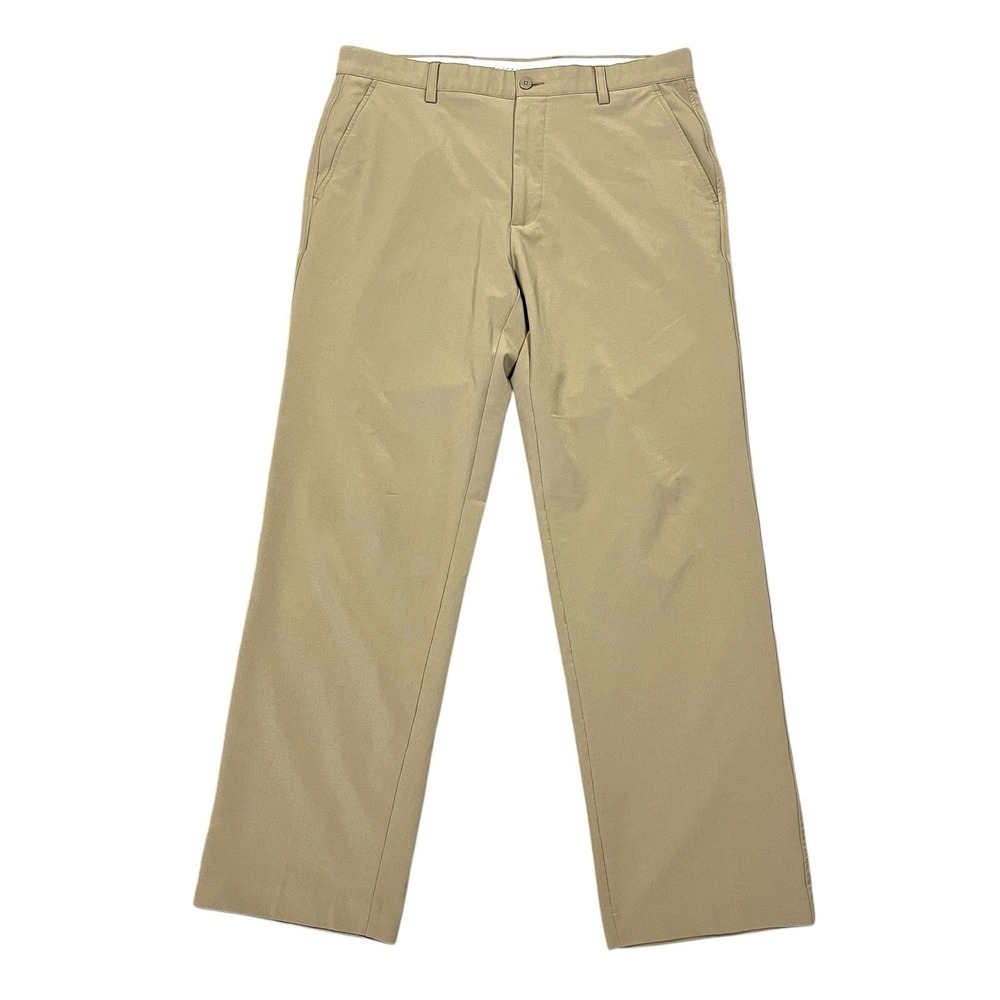 FootJoy FJ Performance Golf Pants Mens 35x32 (Fits 35x31) Beige Comfort Stretch